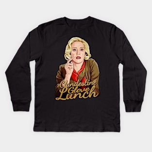 Kate Mckinnon Illustrasi Kids Long Sleeve T-Shirt